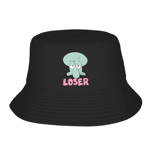 Bucket Hat Squidward Loser Outdoor Fisherman Caps