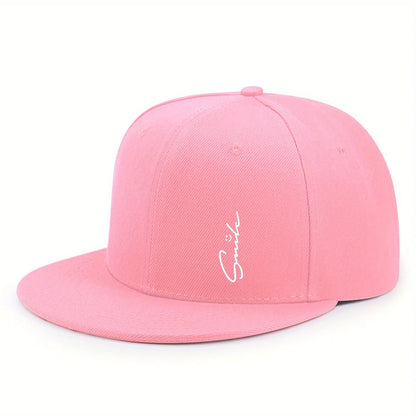 Lettered Smiley Face Print Stylish Baseball Cap