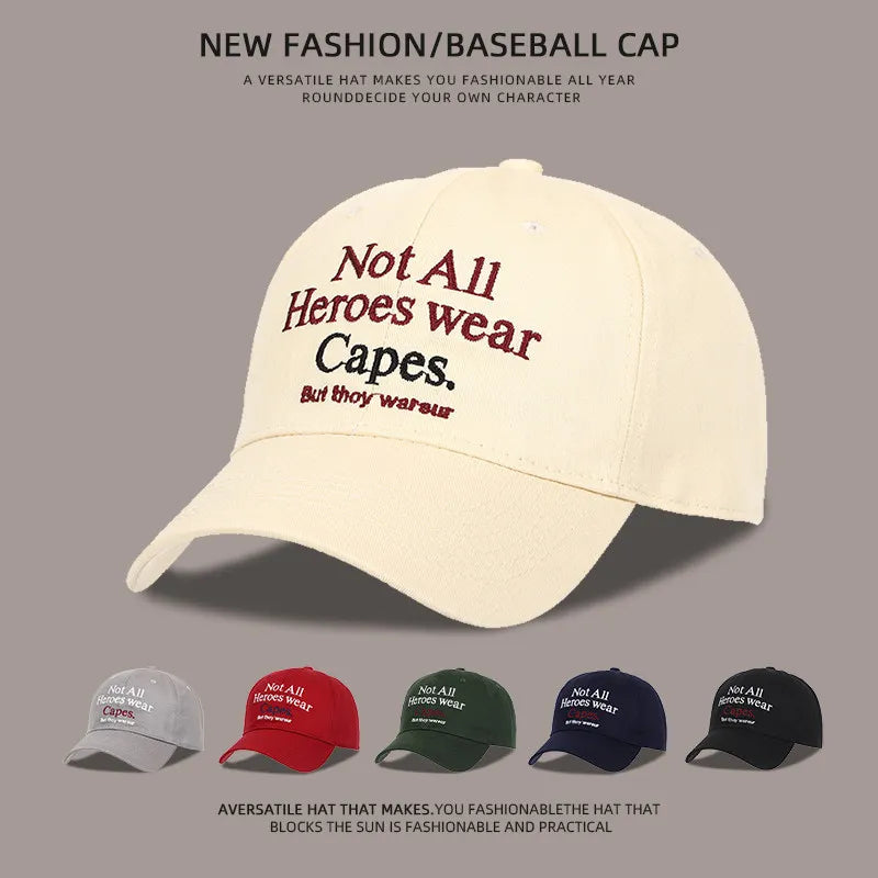 Retro Washed Embroidery Baseball Caps
