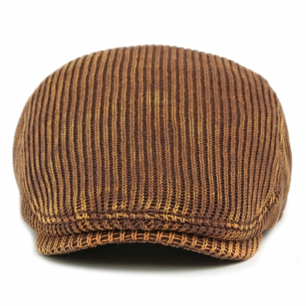 Men Berets Autumn Winter Knitted Hats For Women Artist Painter Beret Hat