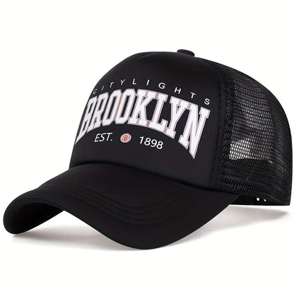 Unisex Brooklyn Printing Baseball Net Caps Spring and Summer