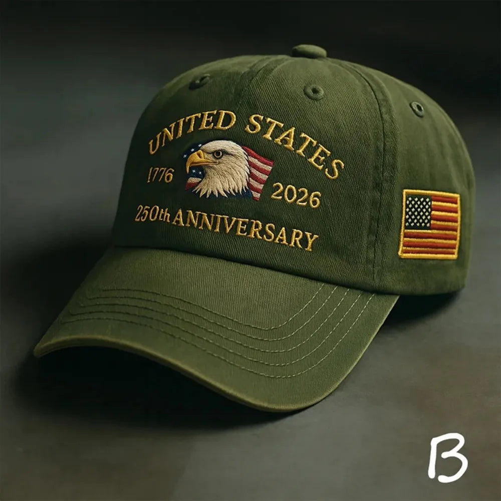 United States 250th Anniversary Hat Printed Baseball Cap