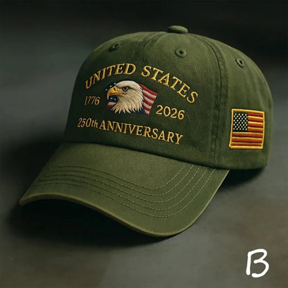 United States 250th Anniversary Hat Printed Baseball Cap