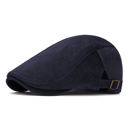 Autumn/Winter Beret Men's Vintage Forward-Facing Cap