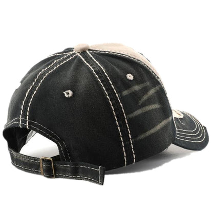 Unisex Washed Cotton Cap 1959 Letter Embroidery Vintage Baseball Cap Men Women