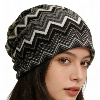 Women Hat Fashion Spring Autumn Warm Beanies Knit Soft Hat Scarf Casual Outdoor