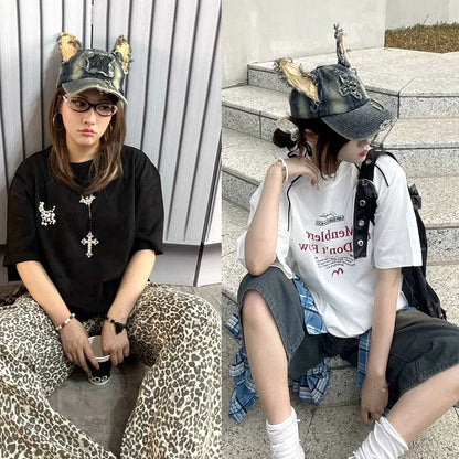 Doberman Ears Baseball Cap Women Men Hat