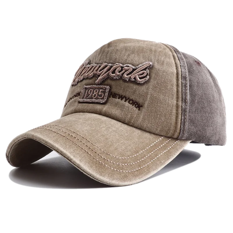 New Unisex Washed Cotton Snapback Hat