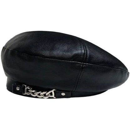 New Women's Hat Beret New Fashion All-Match Houndstooth Female