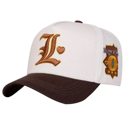 Simple Baseball Hat L Letter Embroidered Street Pop Hip Hop Hat