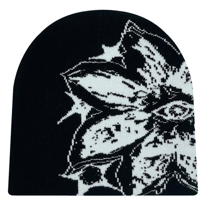 Personalized Trend Large Patterned Jacquard Knitted Hat