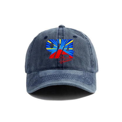 974 Reunion Island Baseball Cap Distressed Hats Cap Men Retro Outdoor Summer