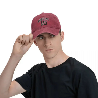 Retro Shohoku Slam Dunk Anime Cartoon Baseball Caps Men Women