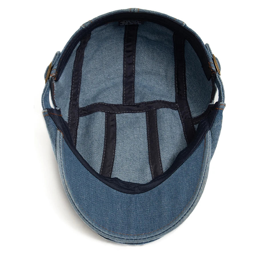 Women's Beret Fashion Denim Vintage Newsboy Cap