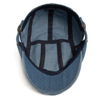 Women's Beret Fashion Denim Vintage Newsboy Cap