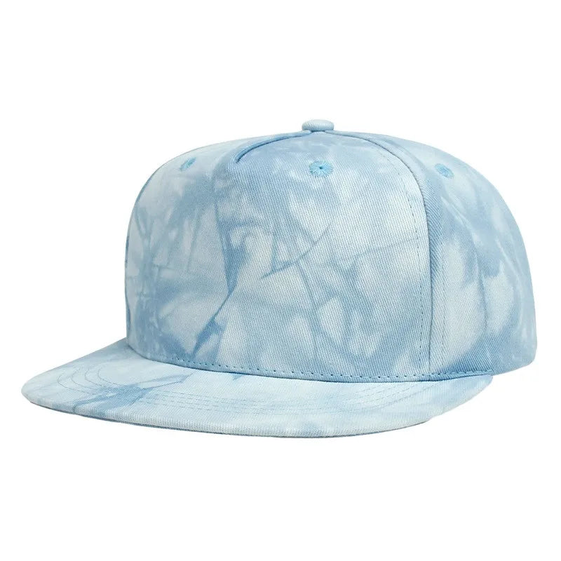 1-5 Years Children Hip-Hop Hats Kids Solid Color Tie-Dye Baseball Caps