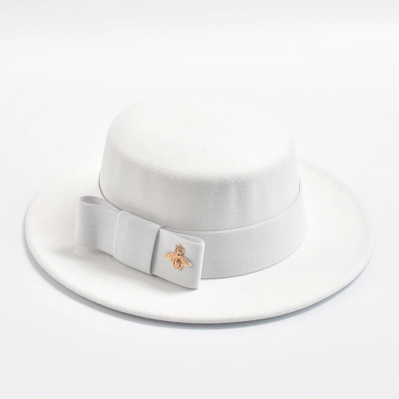 Fedora Hat For Women Fashion Formal Wedding Decorate Church Cap
