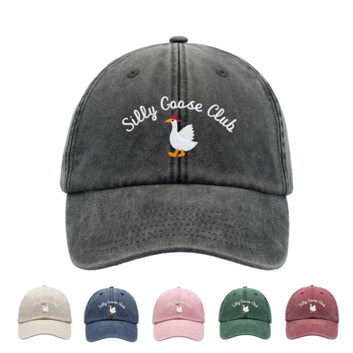 1pc Men' and Women' Vintage Soft-Top Baseball Cap with Chicken Print