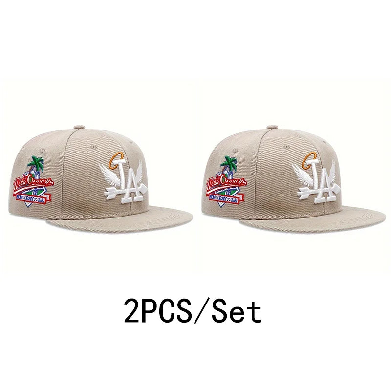 Fashion Unisex LA Embroidery Baseball Caps