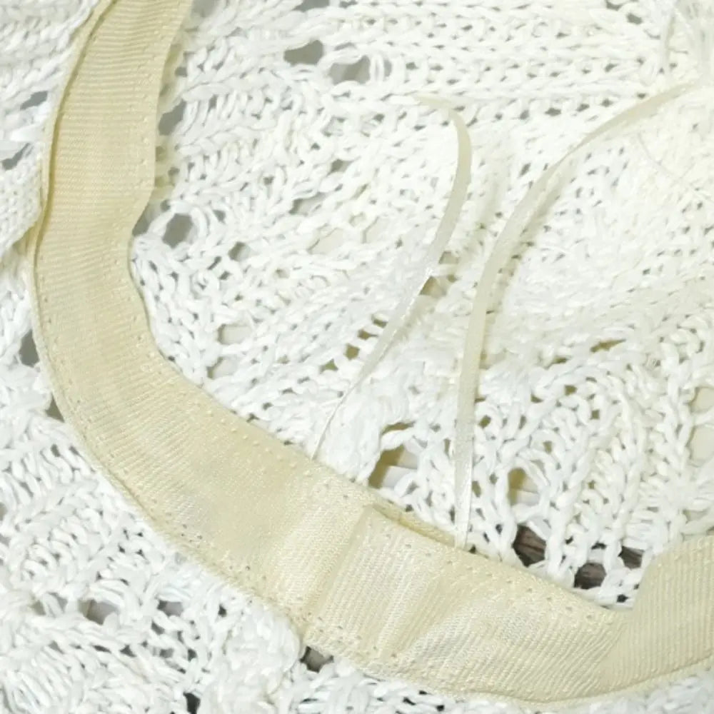 Thin Women Bucket Hat Foldable Design Breathable Sun Hat
