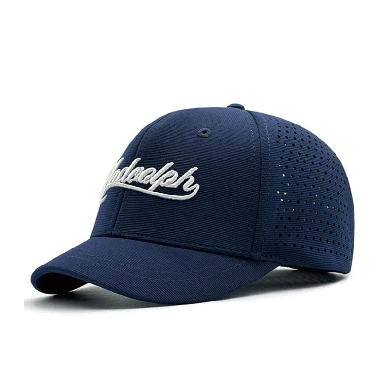 Big Head Hat Back Closed 5cm Short Brim Baseball Cap