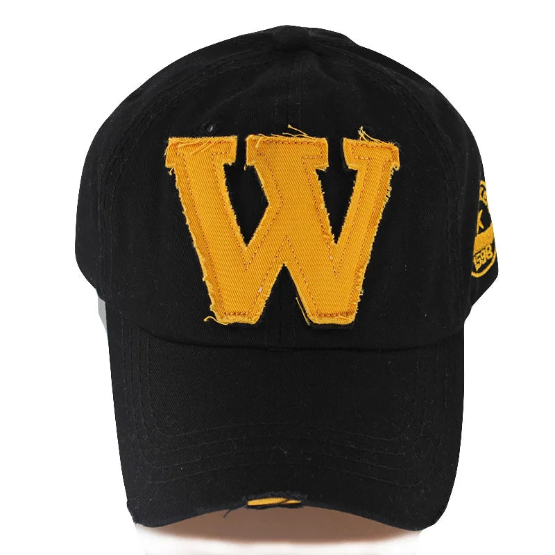 Fashion Summer W Letter Adult Men Baseball Caps Women