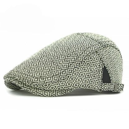 Men's Straw Beret Spring/Summer Sun Protection Hat