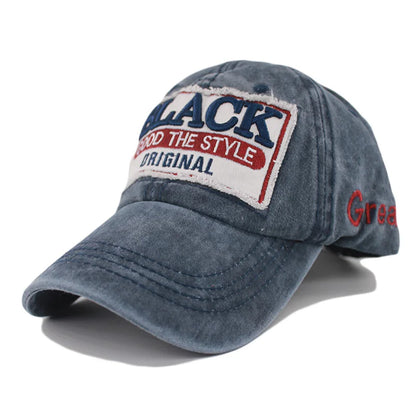 Adult Cowboy Men Baseball Cap Letter Adjustable Hat For Women Summer