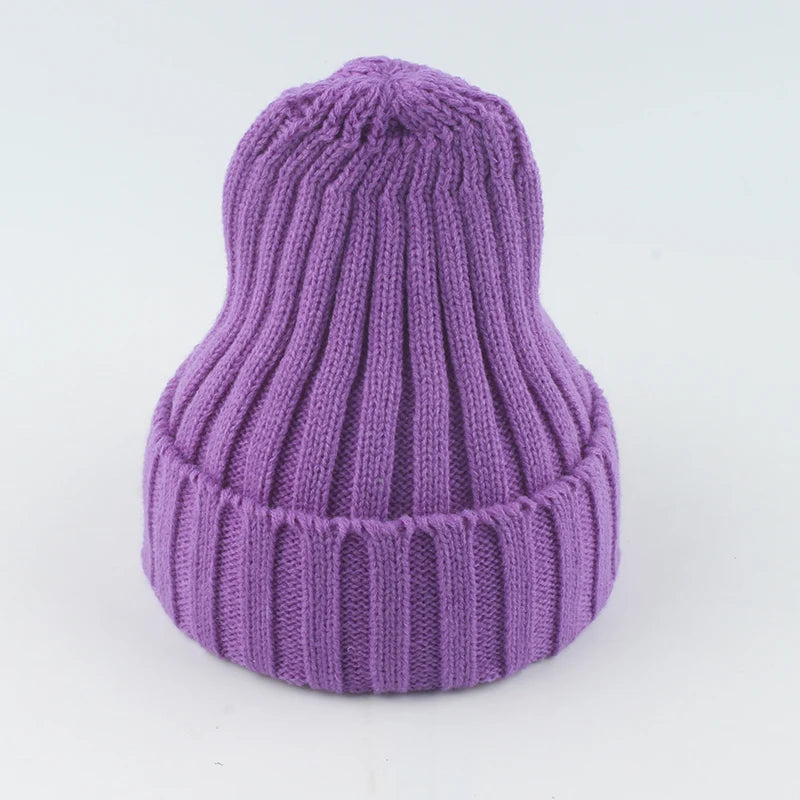 Autumn Winter Beanie Warm Soft Knitted Hat Hip Hop Cap