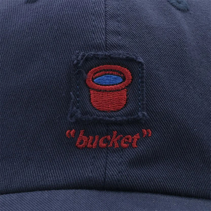 Women's Men's Cartoon Label Embroidery Baseball Cap Fashion Solid Color Dad Hat