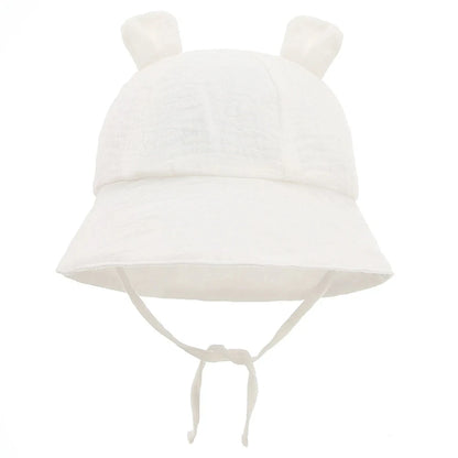 Muslin Cotton Baby Hat Summer Infant Cap Soft Baby Sun Hats
