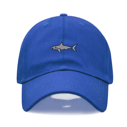 Shark Embroidery Baseball Cap For Men Women
