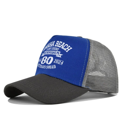 Spring Summer Printed Mesh Breathable Baseball Cap