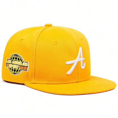 Unisex Gothic Letter Embroidery Hip-Hop Hats Outdoor Adjustable