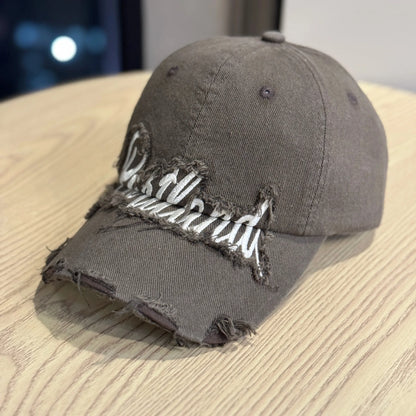 Hip Hop Holes Baseball Hat For Men Women
