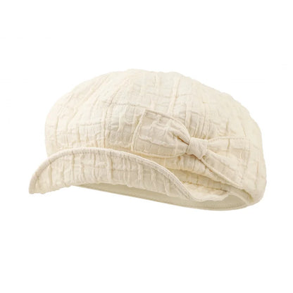 Korean 2026 New Pleated Texture Newsboy Cap