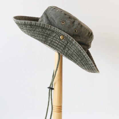 2025 Blue Cowboy Hiking Bucket Hats
