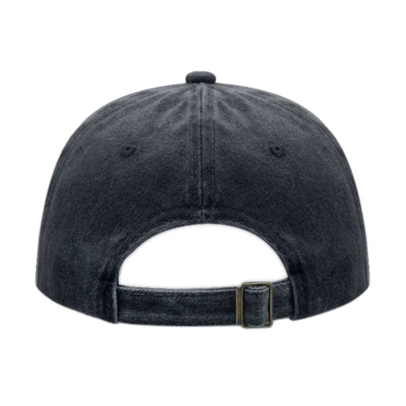 Horse Embroidered Baseball Cap For Women Men Fashion Adjustable Washed Cotton