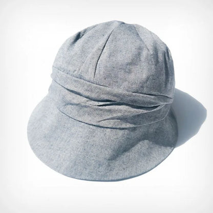 Octagonal Bucket Hat Japanese Elegant Sunscreen Sun Caps