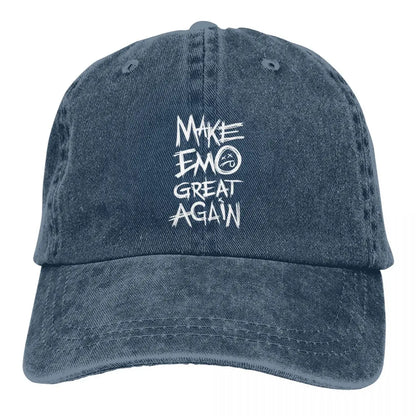 Make Emo Great Again Young Outdoors A Baseball Cap