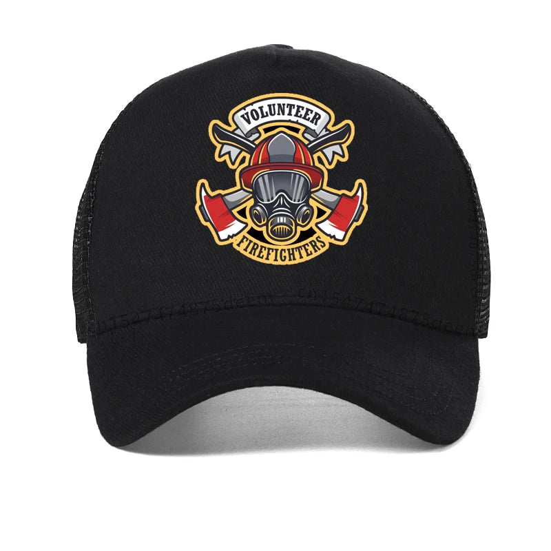 Firefighter Volunteer Baseball Cap Mans