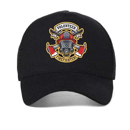 Firefighter Volunteer Baseball Cap Mans