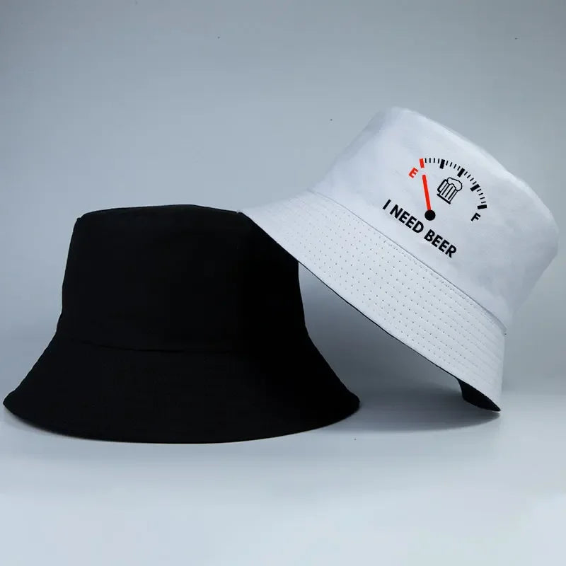 I Need Beer Reversible Bucket Hat Woman Man Outdoor