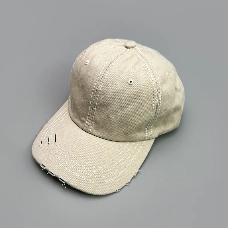Men And Women Solid Color Soft Cotton Sport Sun Hat