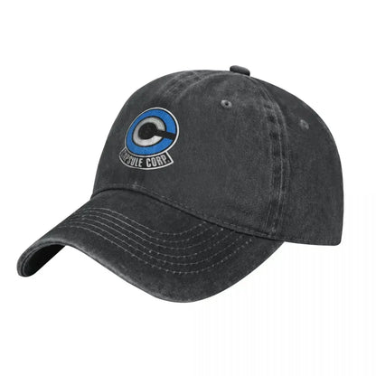 Capsule Corp Denim Baseball Cap Popular Design Sport Trucker Hat Summer