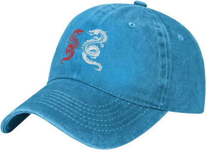 Yin Yang Dragon Baseball Cap