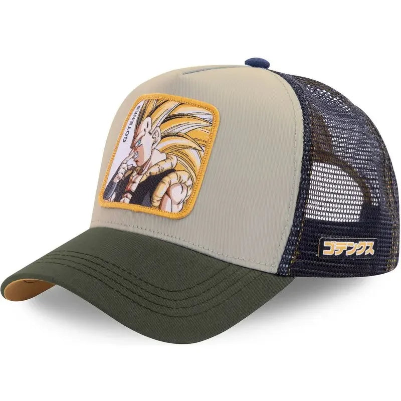 Dragon Ball Son Goku Cap Summer Travel Peaked Cap Men's Embroidery Hip-Hop Cap