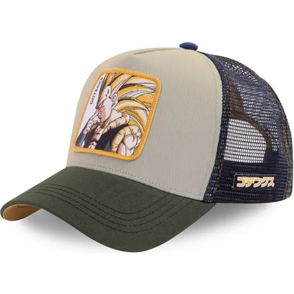 Dragon Ball Son Goku Cap Summer Travel Peaked Cap Men's Embroidery Hip-Hop Cap
