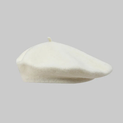 Korean Women Beret Hat Autumn Winter Fashion Casual Warm