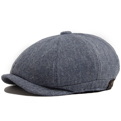 Spring Autumn Casual Beret Men Fashion Retro Newsboy Cap